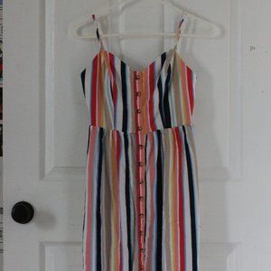Colorful Striped Dress